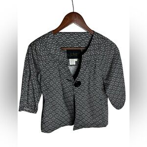 LAL-Live a Little-Blazer-Black & White‎ Size S